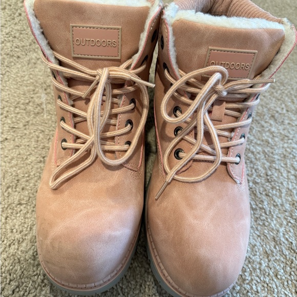 Women's Pink Boots - Picture 2 of 5